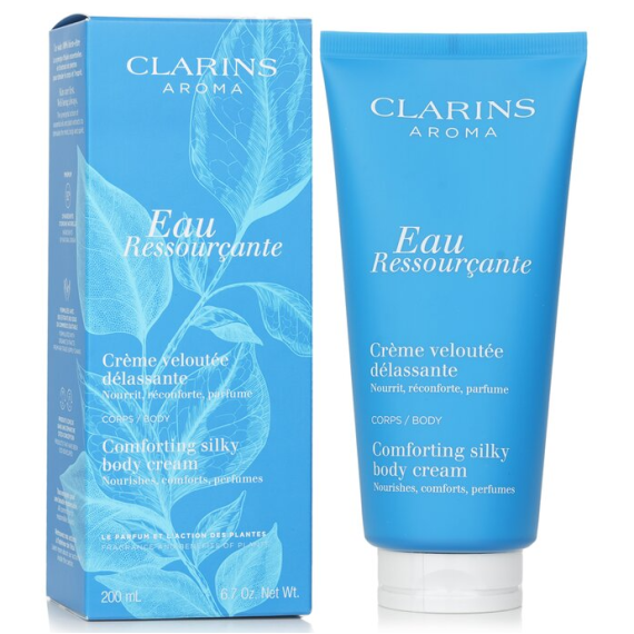 Clarins Eau Ressourcante Comforting Silky Body Cream Cremă de corp parfumată și hrănitoare