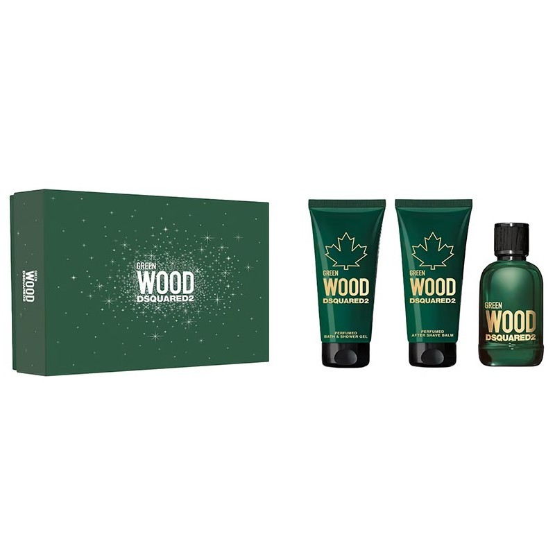 Dsquared Green Wood For Him Set cadou pentru barbati
