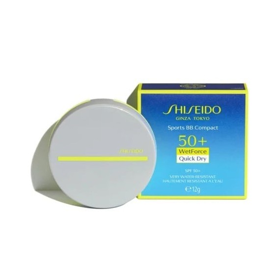 Shiseido Sports BB Compact SPF 50+ Fond de ten mediu închis la culoare cu factor de protecție solară