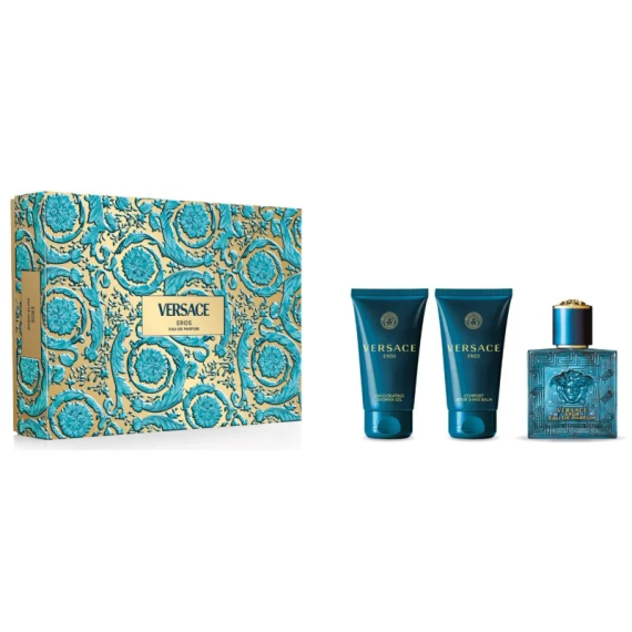 Set cadou Versace Eros Eau De Parfum pentru barbati