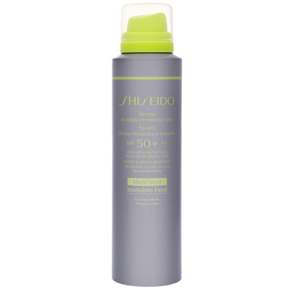 Shiseido Sports Invisible Potective Mist SPF 50+ Spray cu protecție solară pentru față și corp