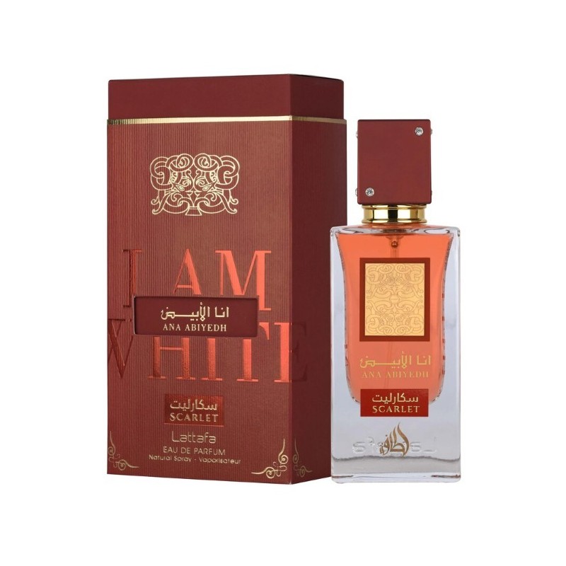 Lattafa Ana Abiyedh Scarlet Apă de parfum Unisex EDP Volum 60 ml
