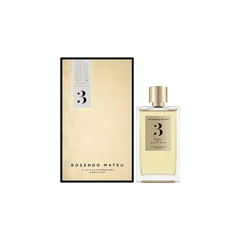 Rosendo Mateu Nº 3 Neroli, iris, mosc alb Apa de parfum Unisex EDP Volum 100 ml