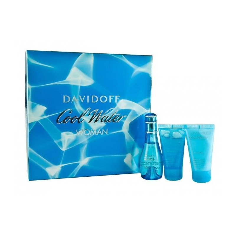 Set cadou cu apă rece Davidoff pentru femei Volum EDT 30 ml + 75 ml loțiune de corp