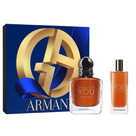 Giorgio Armani Stronger With You Intensely Set cadou pentru bărbați