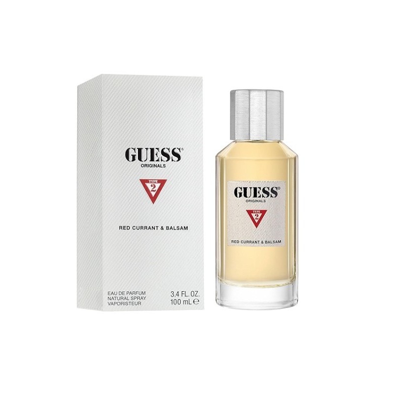 Guess Originals Type2: coacăz roșu și balsam Unisex EDP Volum 100 ml