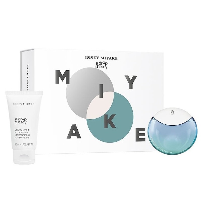 Issey Miyake A Drop D`Issey Fraiche Set cadou pentru femei Volum EDP ​​50 ml + cremă de mâini 50 ml