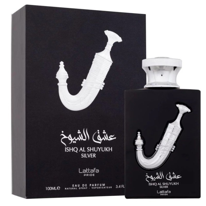 Lattafa Pride Ishq Al Shuyukh Silver Apă de Parfum Unisex EDP Volum 100 ml