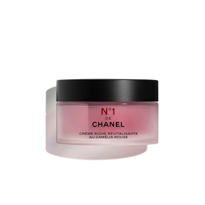 Chanel No.1 de Chanel Créme Riche Revitalisante Au Camélia Rouge Cremă de netezire pentru față și decolteu