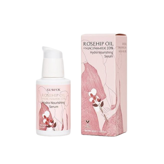 Glamfox Rosehip Oil & 10% Niacinamide Serum Ser de față