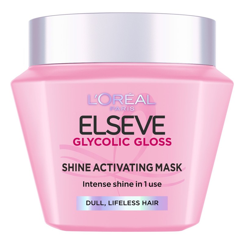 L'Oreal Paris Elseve Glycolic Gloss Shine Activating Mask – Mască de păr pentru mai mult strălucire Volum 300 ml