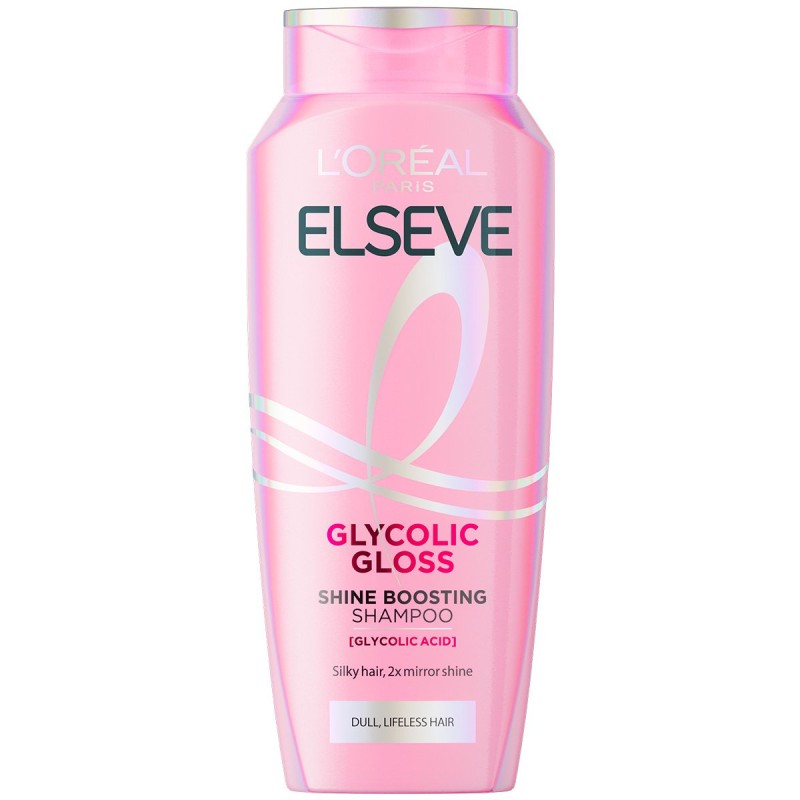 L'Oreal Paris Elseve Glycolic Gloss Shine Boosting Shampoo Șampon pentru păr, pentru mai multă strălucire Volum 400 ml
