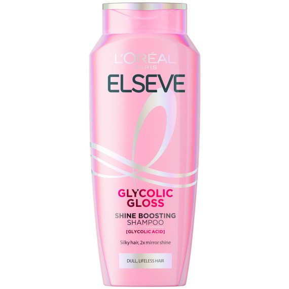 L'Oreal Paris Elseve Glycolic Gloss Shine Boosting Shampoo Șampon pentru păr, pentru mai multă strălucire