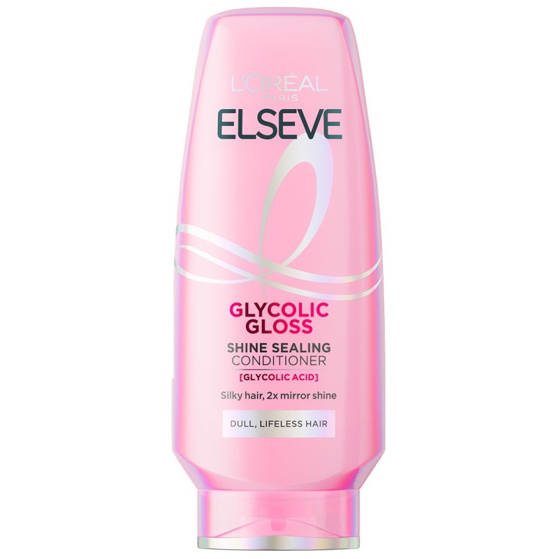 L'Oréal Paris Elseve Glycolic Gloss Shine Sealing Conditioner Balsam de păr pentru mai multă strălucire Volum 200 ml