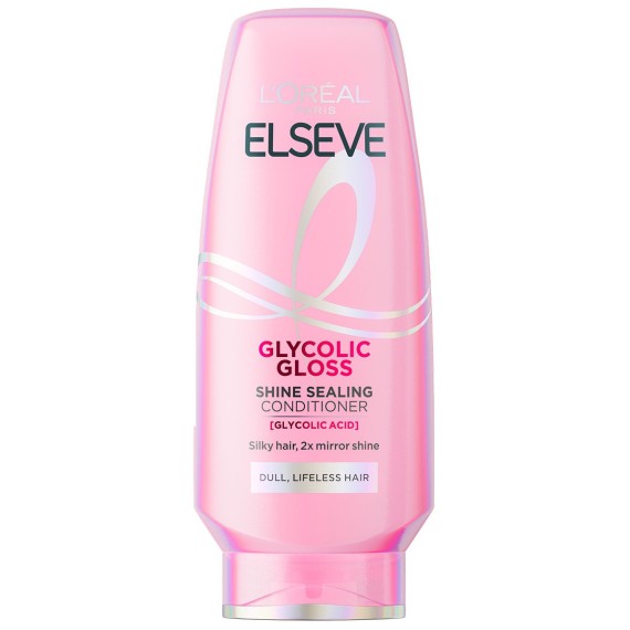L'Oréal Paris Elseve Glycolic Gloss Shine Sealing Conditioner Balsam de păr pentru mai multă strălucire