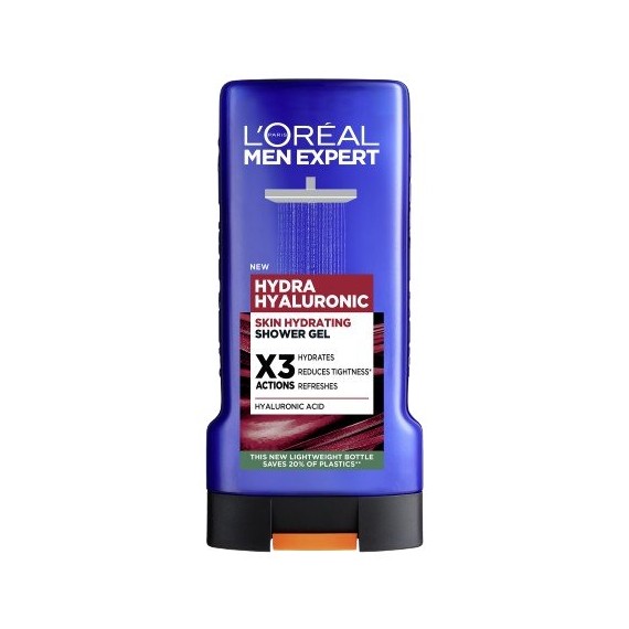 L'Oreal Paris Men Expert Hydra Hyaluronic Shower Gel Gel de duș hidratant pentru bărbați