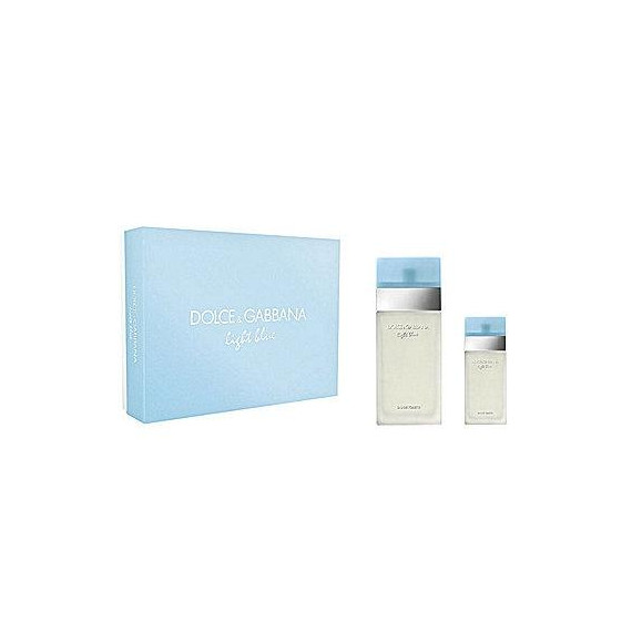 Set cadou Dolce & Gabbana albastru deschis pentru femei