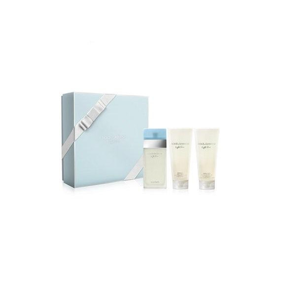 Set cadou Dolce & Gabbana albastru deschis pentru femei