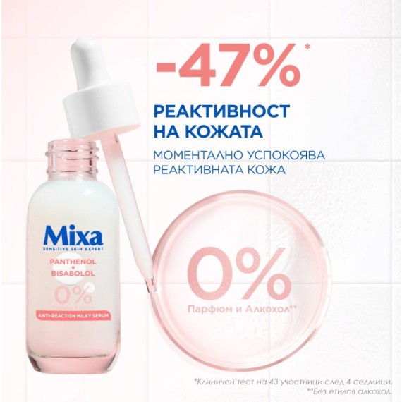 Mixa Anti-Reaction Soothing Milky Serum Ser facial lăptos calmant