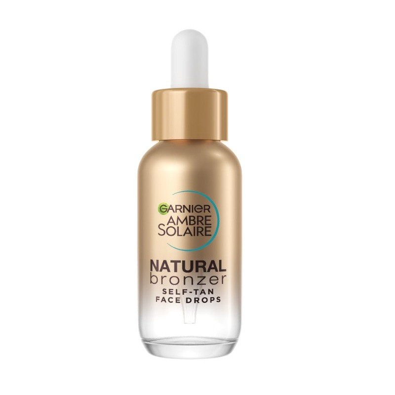 Garnier Ambre Solaire Natural Bronzer Self-Tan Face Drops – Produs autobronzant pentru față Volum 30 ml