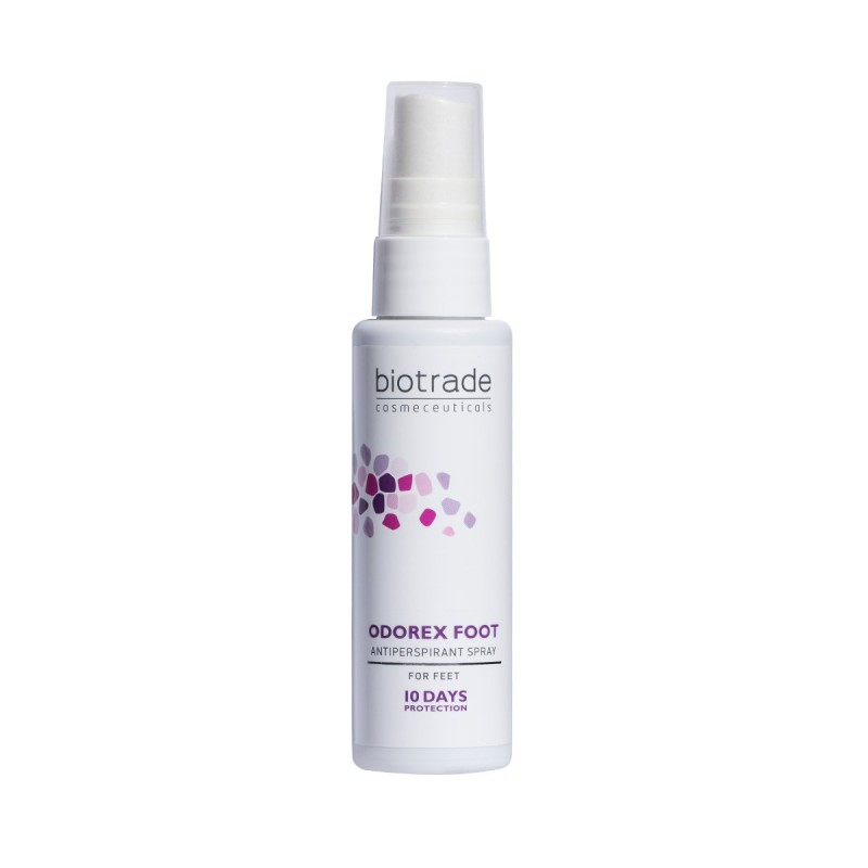 Biotrade Odorex Foot – Spray împotriva transpirației picioarelor, cu acțiune prelungită Volum 40 ml