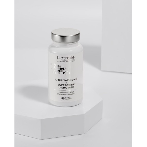 Biotrade Anti-Age Supliment alimentar cu L-glutation și superoxid dismutază