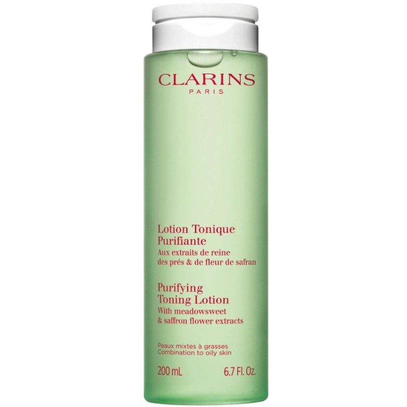 Clarins Loțiune de tonifiere purificatoare Tonic de curățare pentru ten gras tester Volum 200 ml