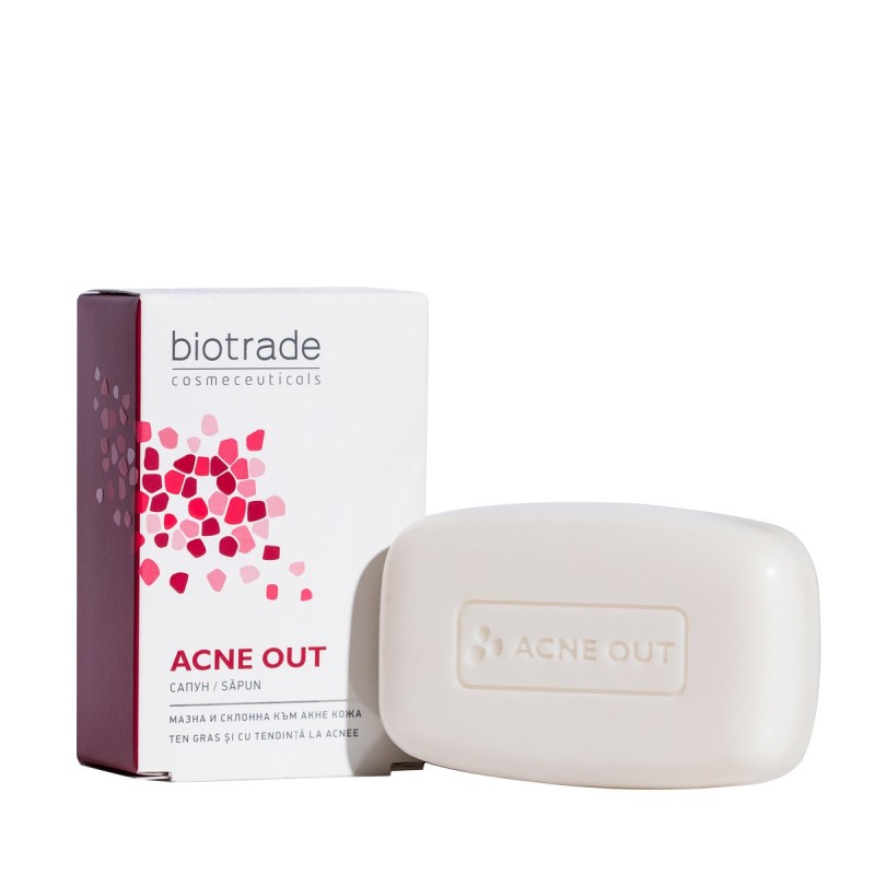 Biotrade Acne Out Soap pentru ten acneic și gras Volum 100 g