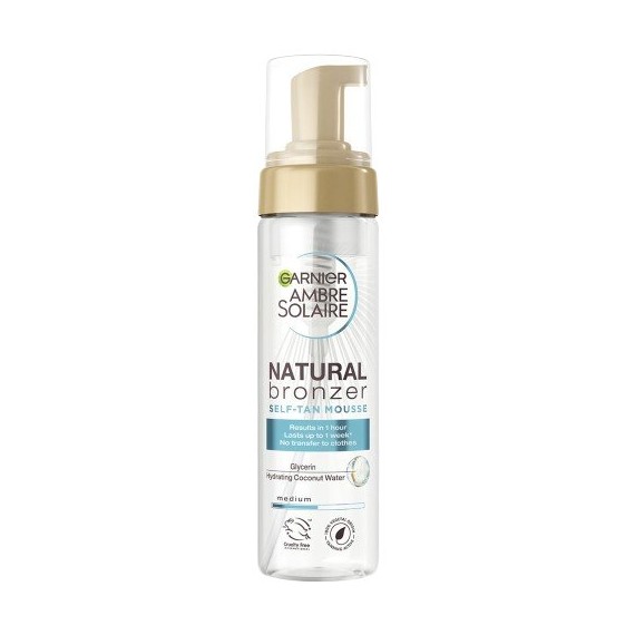 Garnier Ambre Solaire Natural Bronzer Autobronzant Mousse Bronzare artificială Spumă