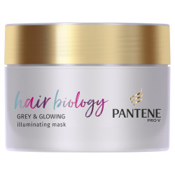 Mască pentru păr cenușiu și strălucitor Pantene Hair Biology - Image 1