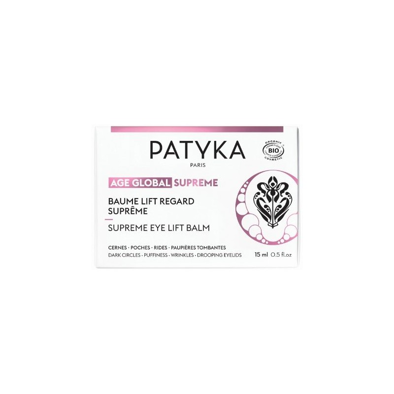 Patyka Age Global Supreme Balsam lifting pentru ochi Volum 15 ml