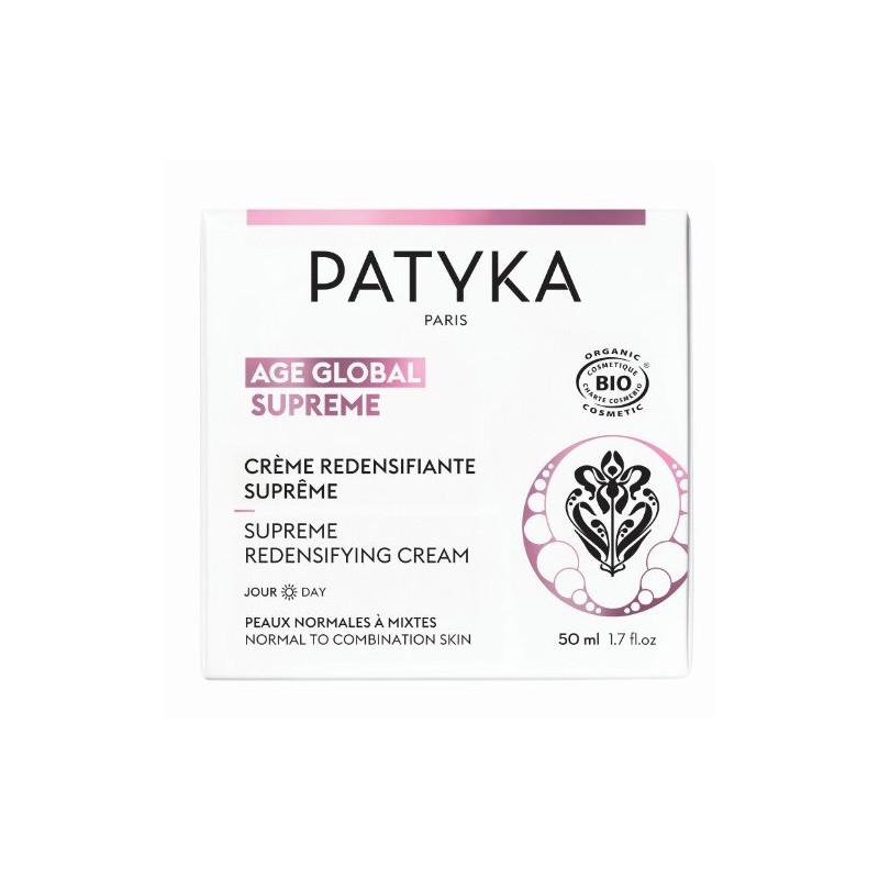 Patyka Age Global Supreme Cremă facială redensificatoare pentru ten normal până la mixt Volum 50 ml