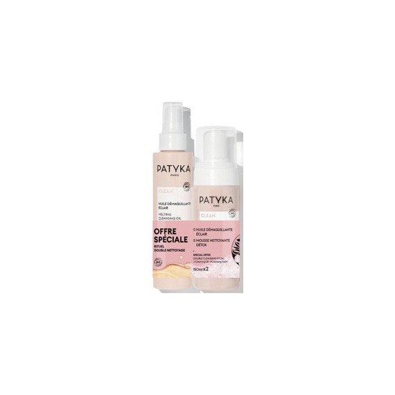 Patyka Clean Set cosmetic cu spumă detoxifiantă de curățare