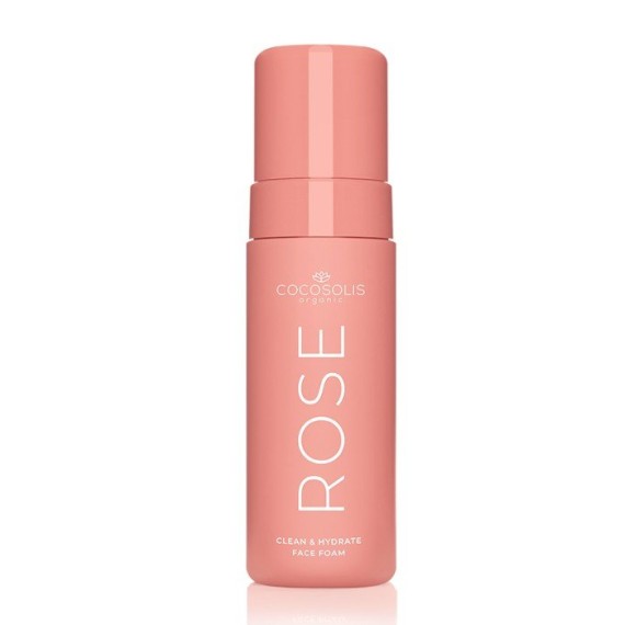 Cocosolis ROSE Clean &Hydrate Face Foam Spumă demachiantă pentru față
