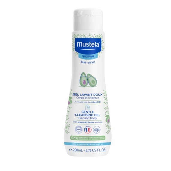 Mustela Gel de spălare delicat pentru păr și corp