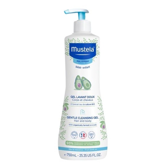 Mustela Gel de spălare delicat pentru păr și corp