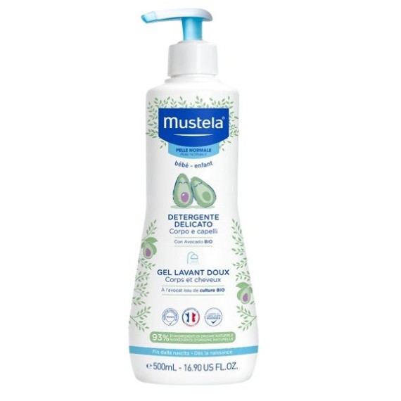 Mustela Gel de spălare delicat pentru păr și corp