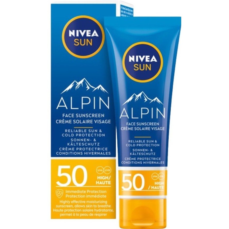 Nivea Sun Alpin Cremă de protecție solară pentru față SPF50 Volum 50 ml