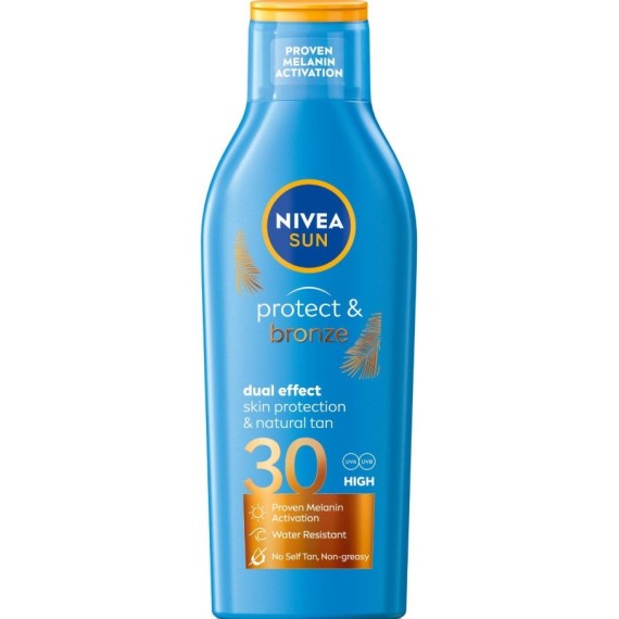 Nivea Sun Protect & Bronze Loțiune de protecție solară pentru un bronz natural SPF 30