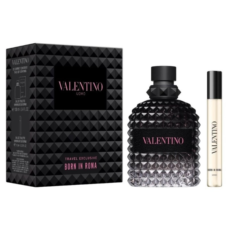 Valentino Uomo Born In Roma Set cadou pentru bărbați Volum 100 ml EDT + 10 ml EDT