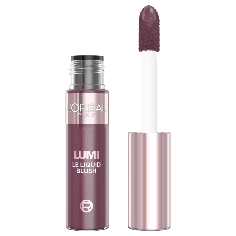 Fard de obraz lichid L'Oréal Lumi cu stralucire naturala Volum 645 Glowy Cool Berry