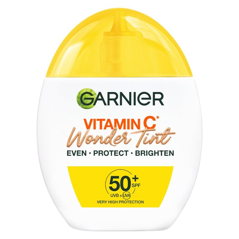Garnier Skin Naturals Vitamin C Wonder Tint SPF 50+ Protecție solară de seară pentru ten Volum 40 ml Medium