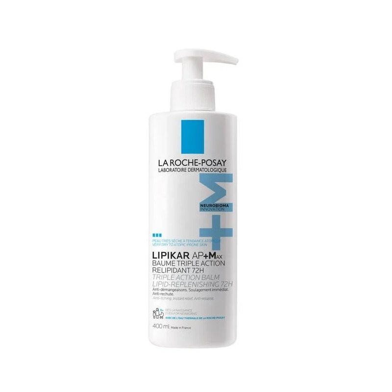 La Roche-Posay Lipikar Baume AP+ Max Balsam de corp cu triplă acțiune Volum 400 ml