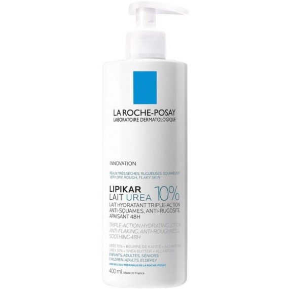 La Roche-Posay Lipikar Urea 10% Loțiune de corp Lapte de corp pentru piele foarte uscată și descuamată