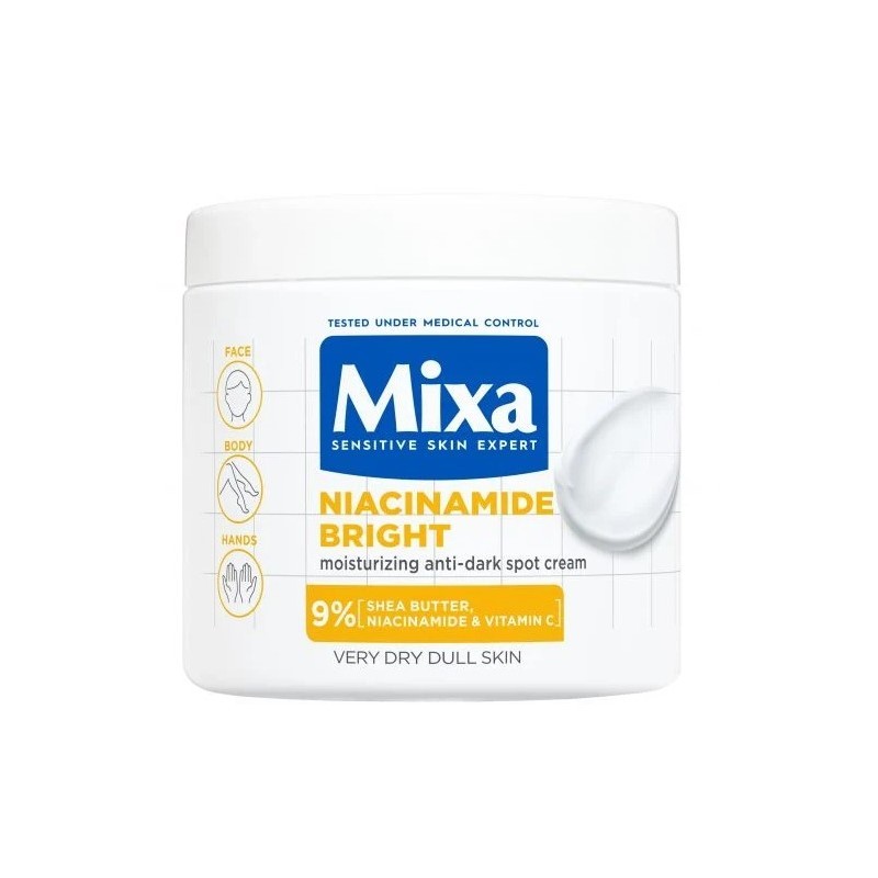 Mixa Niacinamid crema hidratanta impotriva petelor intunecate Volum 400 ml