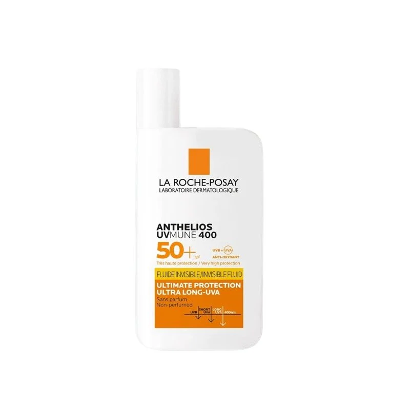 La Roche-Posay Anthelios UVMune 400 Invisible Fluid SPF50+ Fluid de protecție solară fără parfum Volum 50 ml