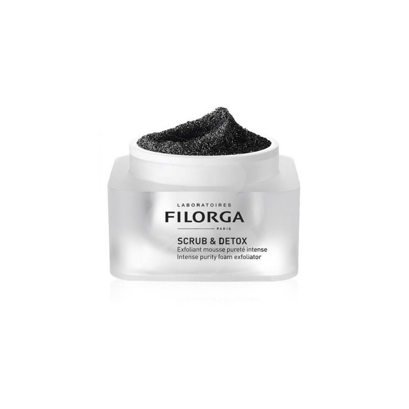 Filorga Scrub And Detox Spumă facială exfoliantă cu cărbune activat