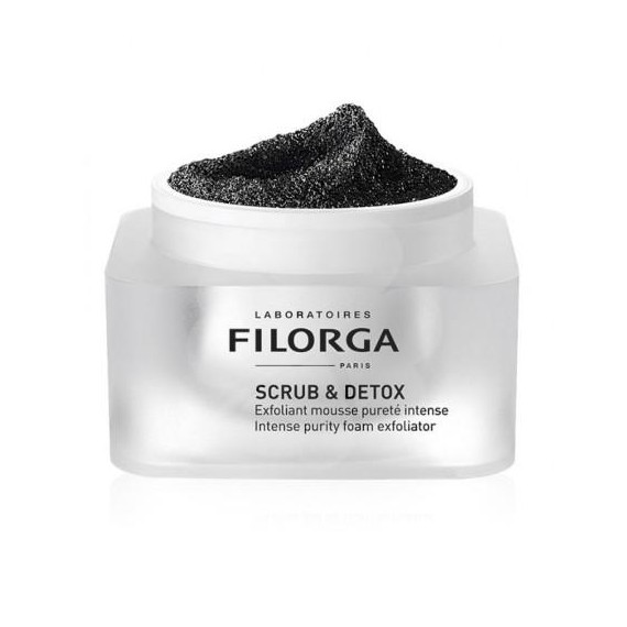 Filorga Scrub And Detox Spumă facială exfoliantă cu cărbune activat