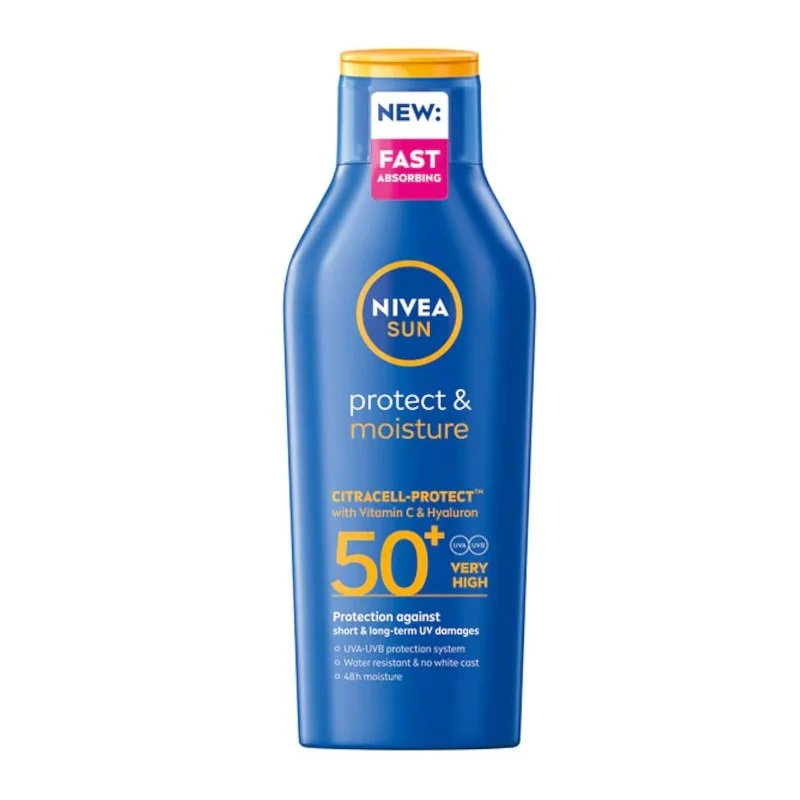 Nivea Sun Protect & Moisture SPF50+ Loțiune de corp Volum 400 ml
