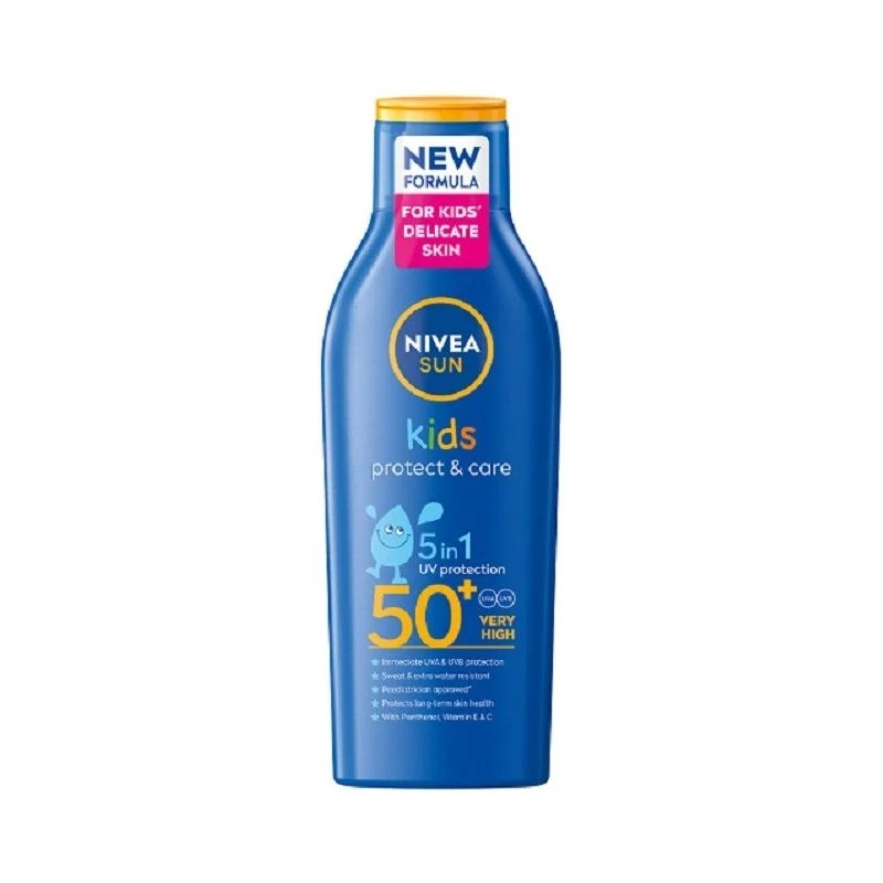 Nivea Loțiune de protecție solară pentru copii SPF50+ Volum 200 ml